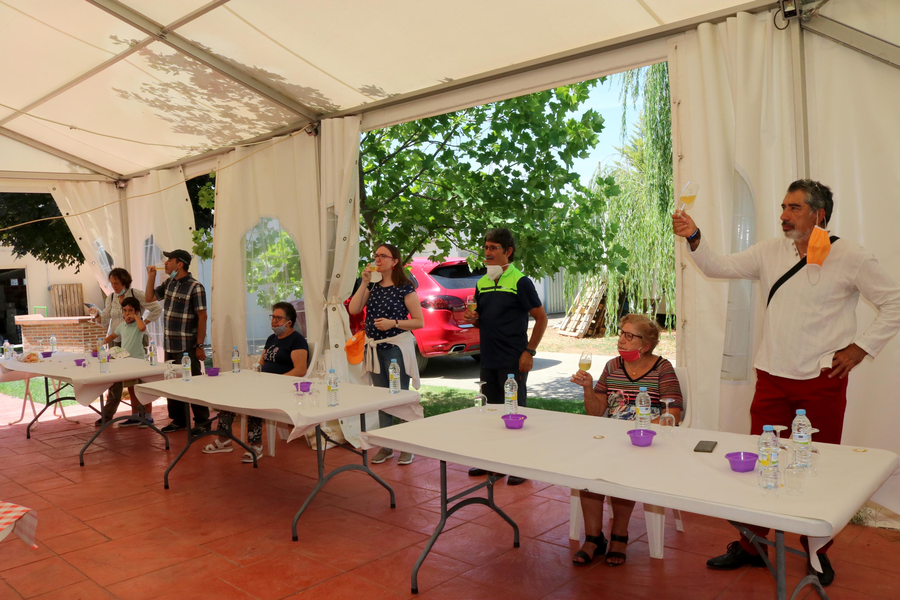 Asistentes a la Ruta Teatralizada por Torquemada