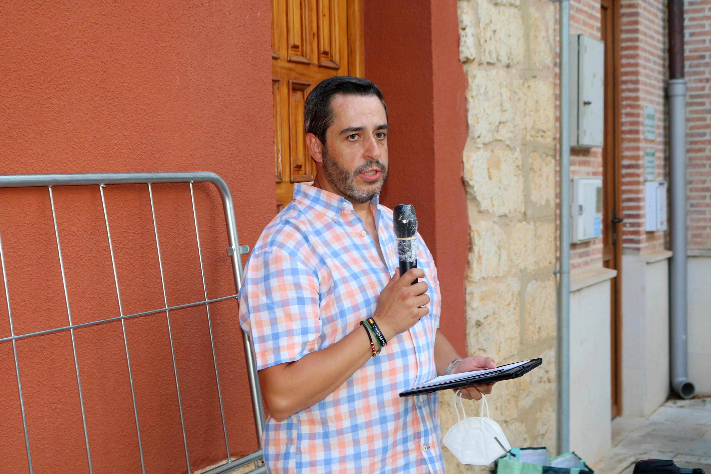 Actuación de la Banda de Música Comarcal de la ACJB en Fuentes de Valdepero