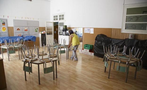 Los rebrotes de covid ponen en duda la educación presencial en los colegios de Castilla y León