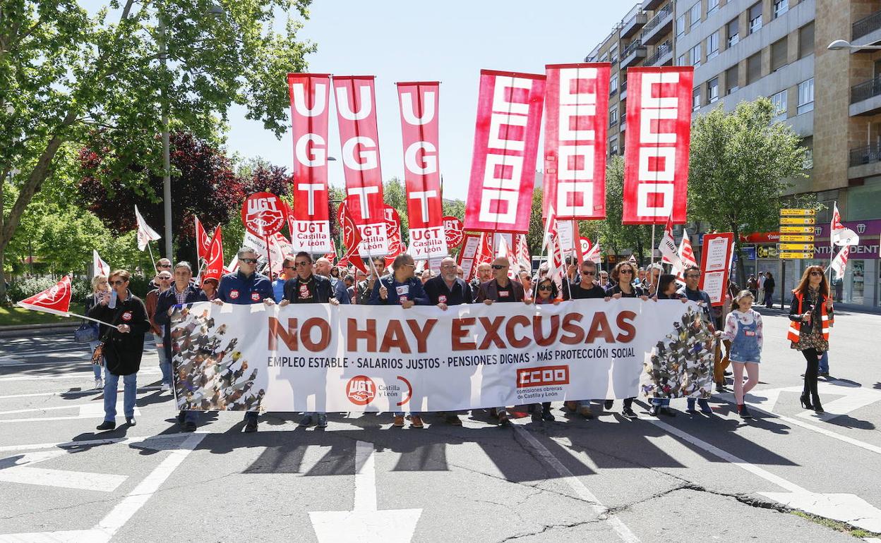 Manifestación del Primero de Mayo. 