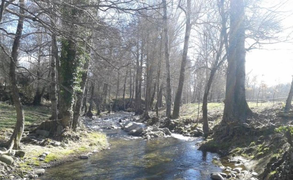 Río Trefacio en la localidad de Trefacio, en la provincia de Zamora. 