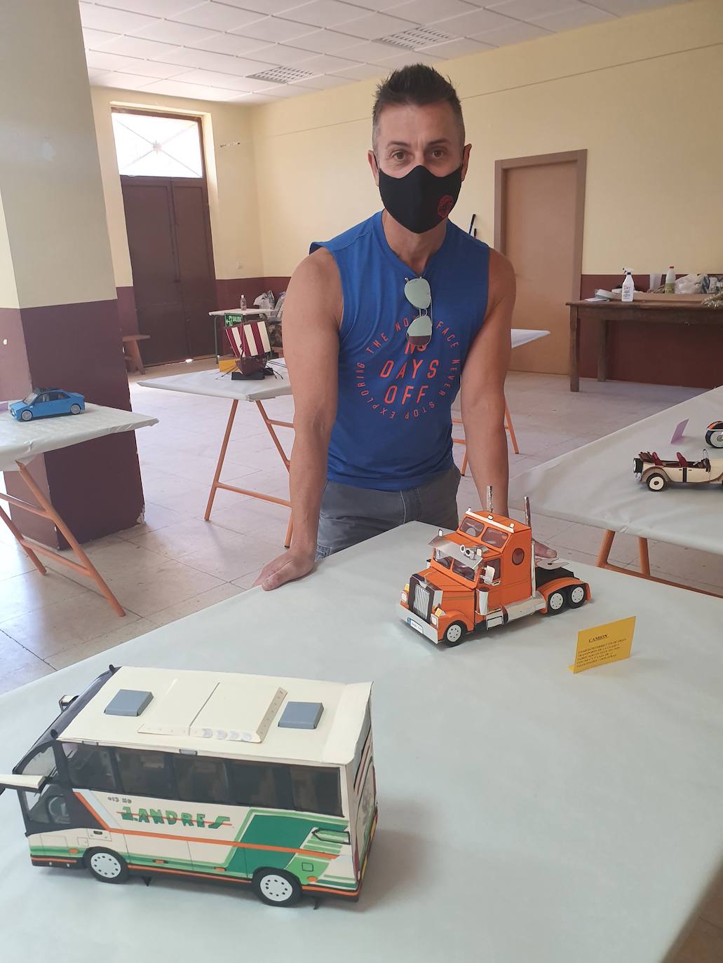 Uno de los trabajos artesanos realizados por un vecino de Garcibuey.