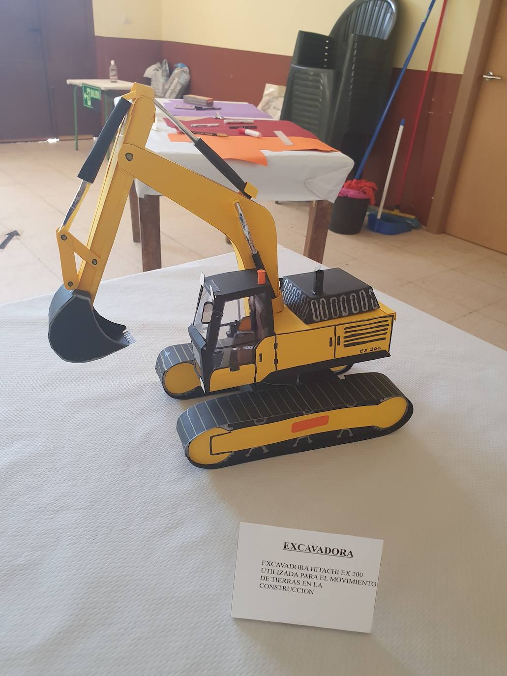 Uno de los trabajos artesanos realizados por un vecino de Garcibuey.