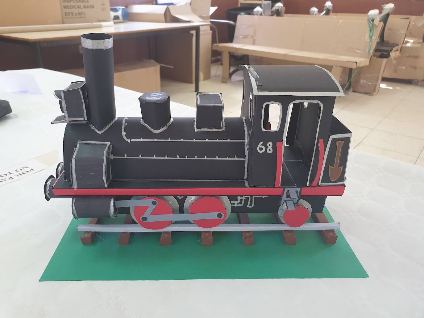 Uno de los trabajos artesanos realizados por un vecino de Garcibuey.