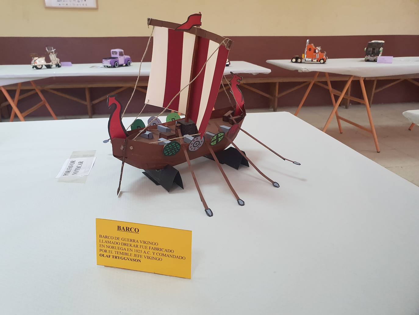 Uno de los trabajos artesanos realizados por un vecino de Garcibuey.