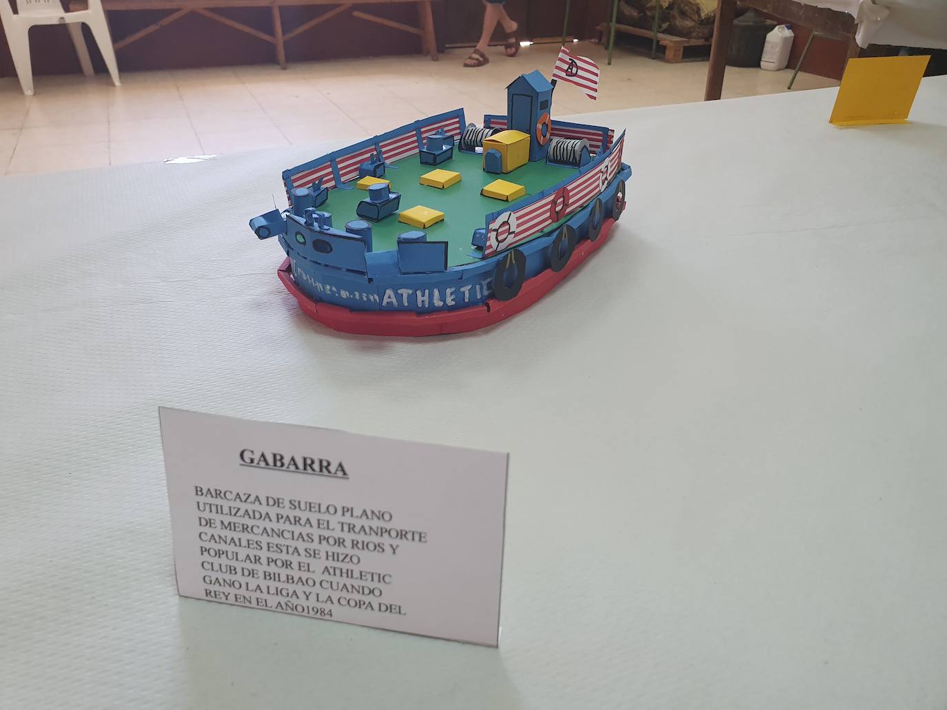 Uno de los trabajos artesanos realizados por un vecino de Garcibuey.