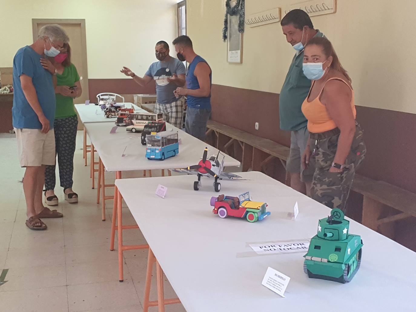 Uno de los trabajos artesanos realizados por un vecino de Garcibuey.