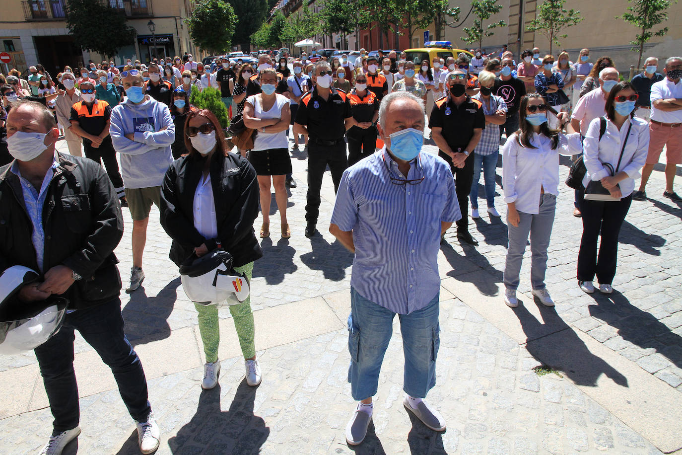 La rabia contra la violencia machista resuena en La Granja. 