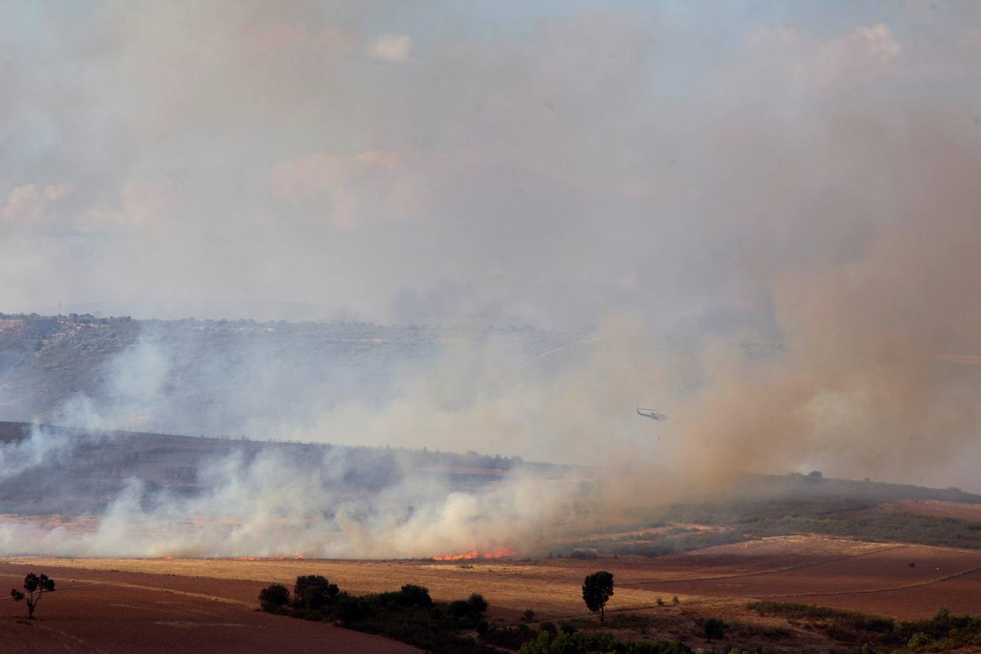 Las llamas han arrasado más de 2.000 hectáreas en la comarca de Aliste