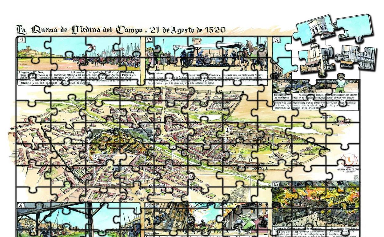 Imagen del rompecabezas que se entrega mañana. 