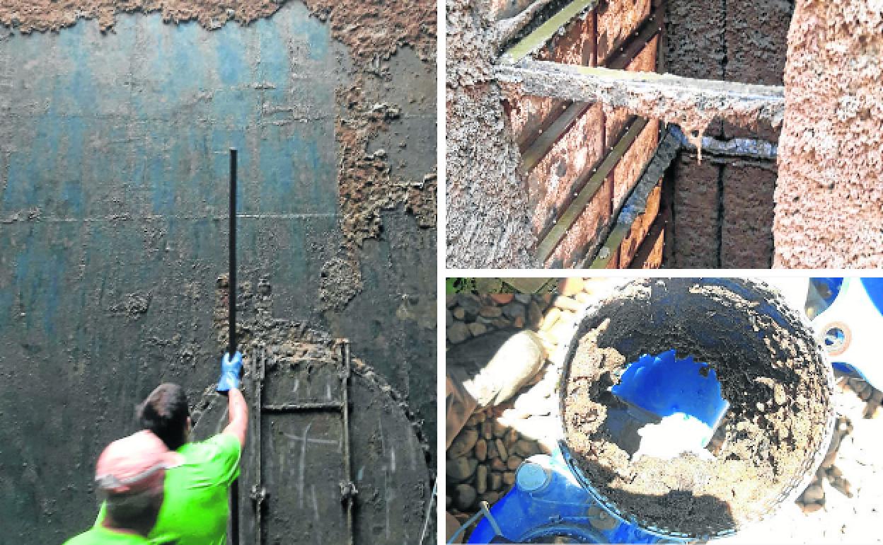 Limpieza de hidrantes y detalles de su estado.