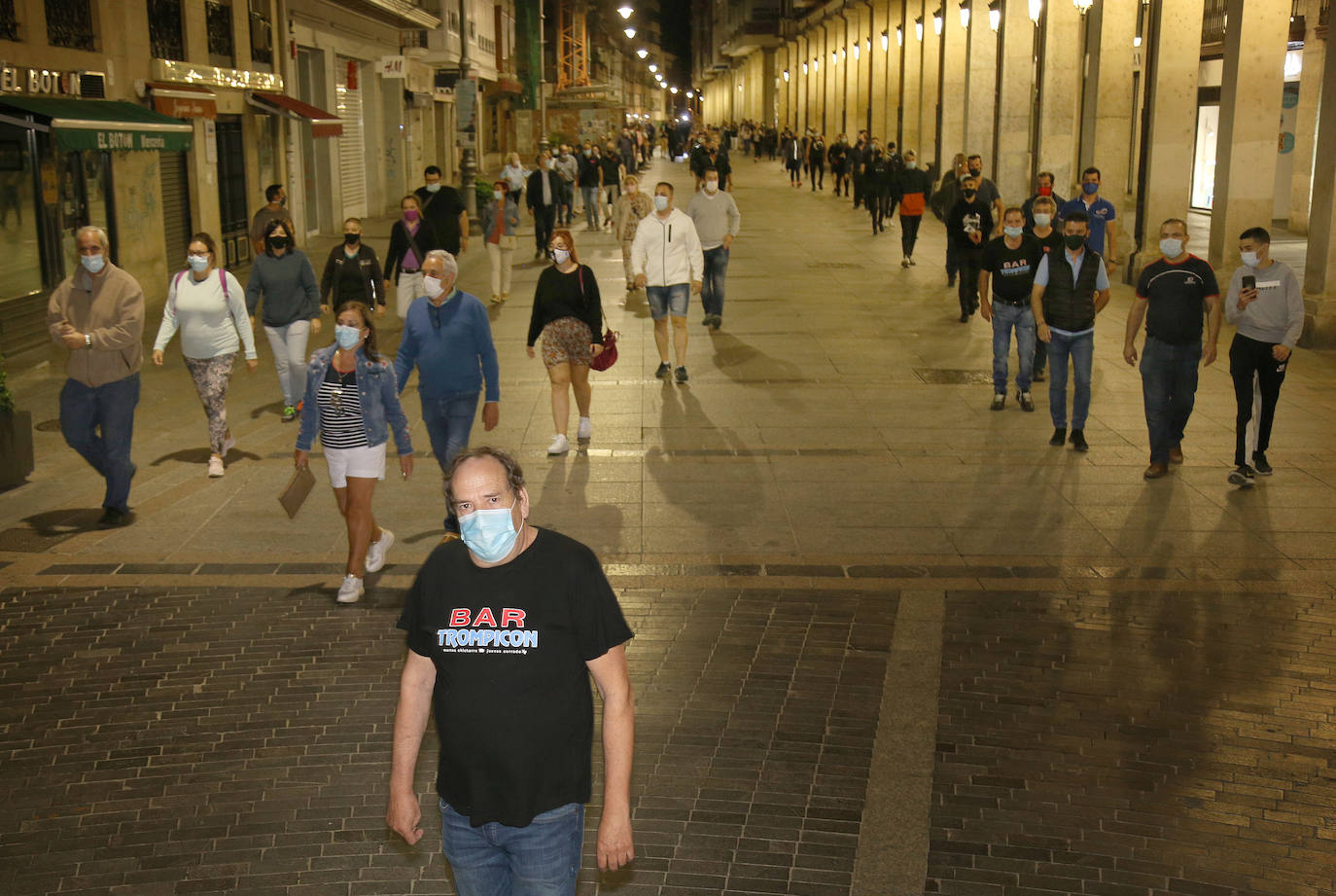 Manifestación de los hosteleros.