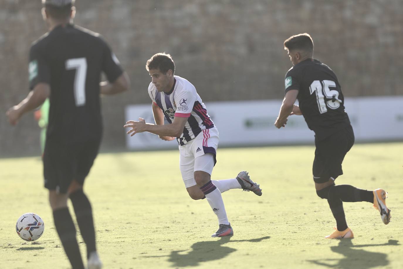 El Real Valladolid ha goleado esta tarde al Granada en el segundo partido amistoso de la pretemporada. 