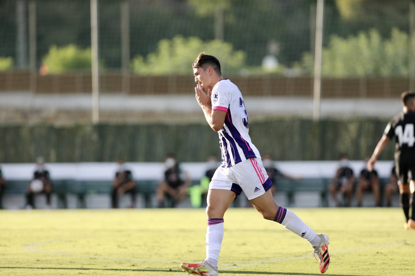 El Real Valladolid ha goleado esta tarde al Granada en el segundo partido amistoso de la pretemporada. 
