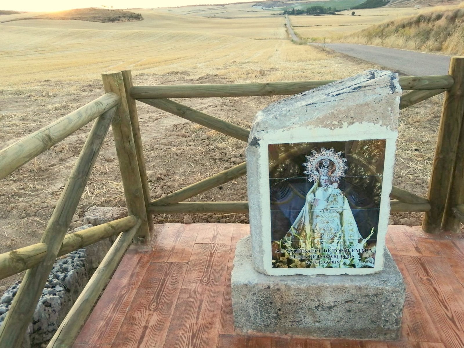 Fotos: Torquemada inaugura el Mirador de la Virgen de Valdesalce