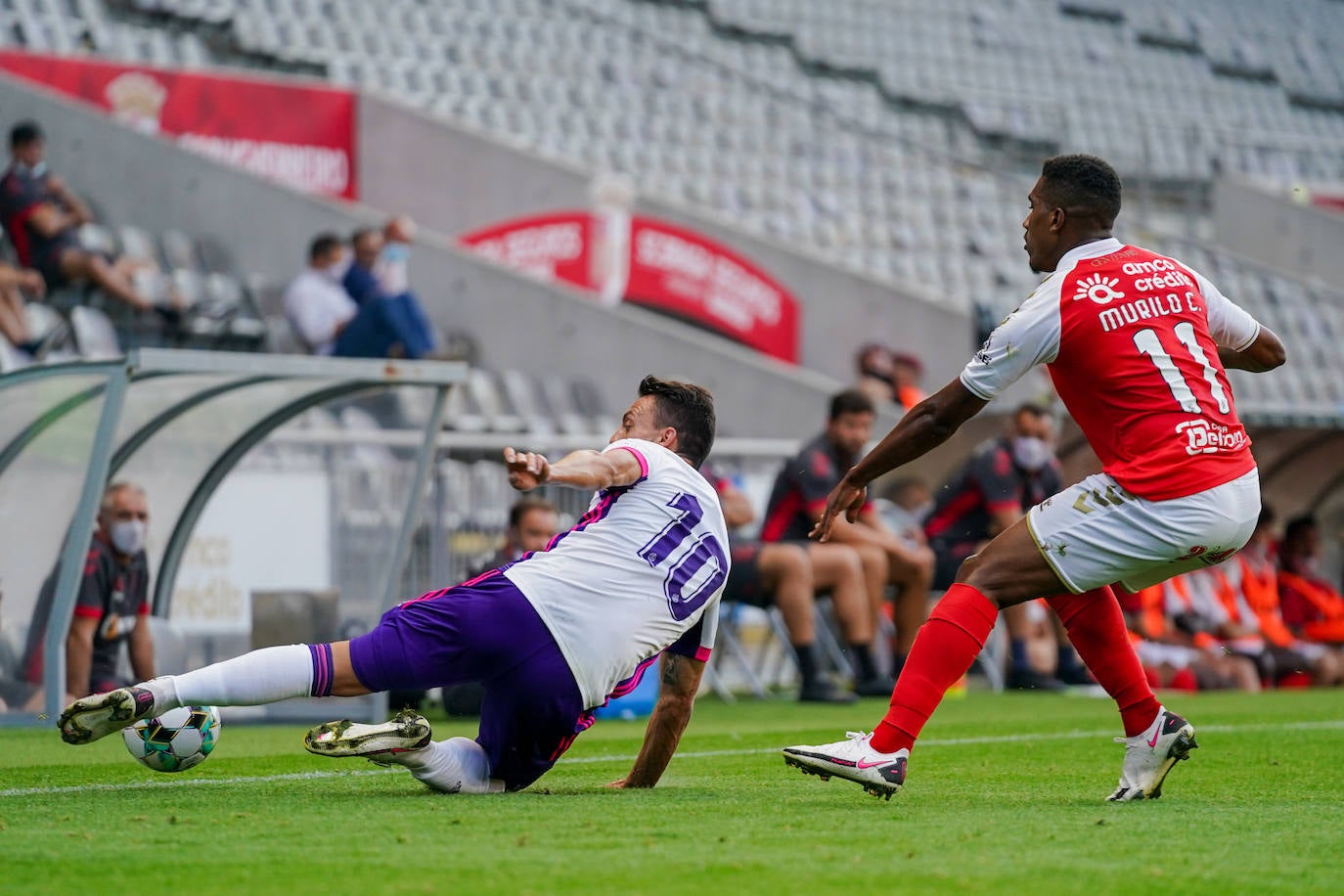 El cansancio acabó de nuevo pasando factura a un Pucela que solo hizo dos cambios y que ofreció momentos de muy buen fútbol