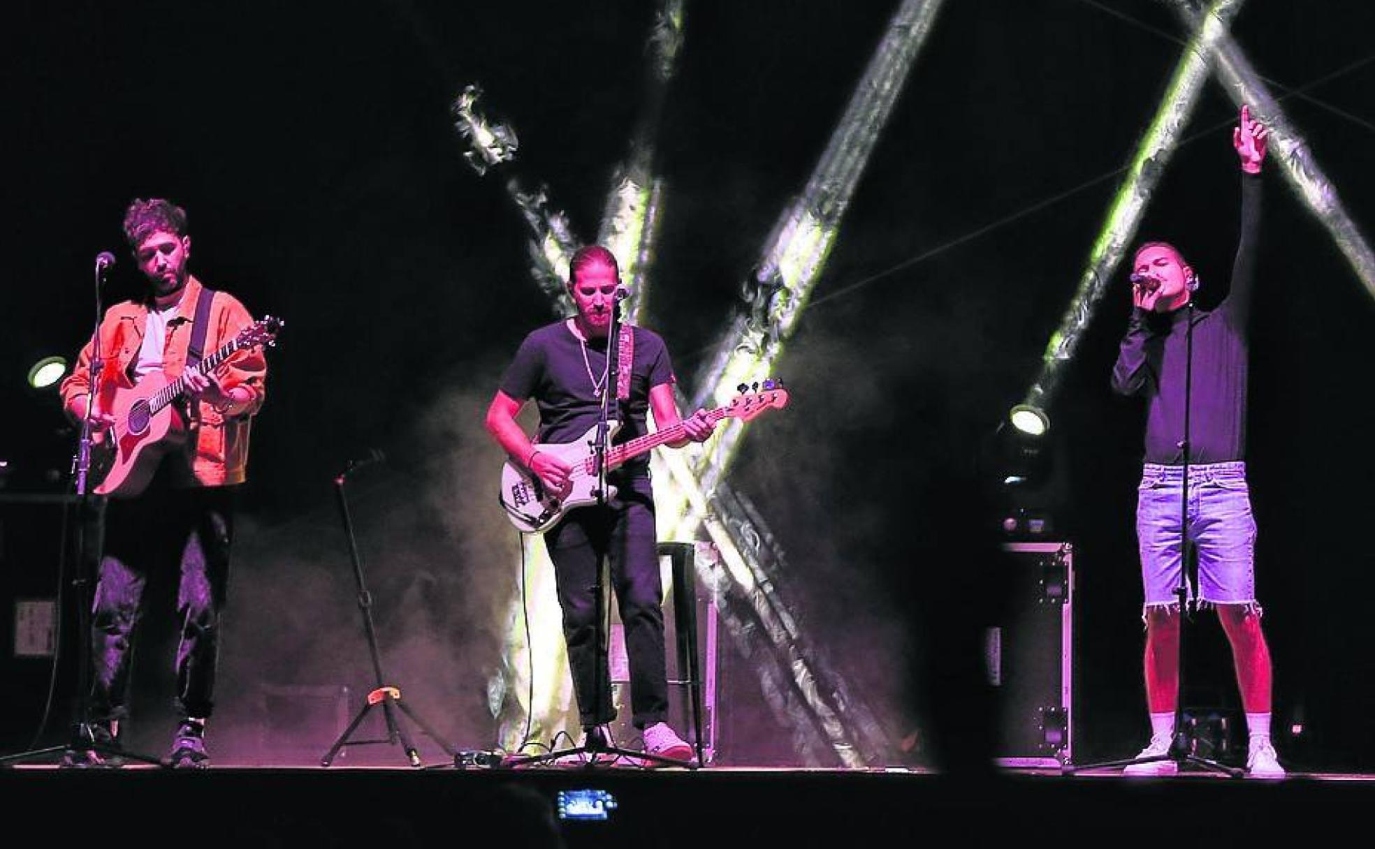 Los integrantes de Miss Caffeina, este viernes en el Micro Palencia Sonora.