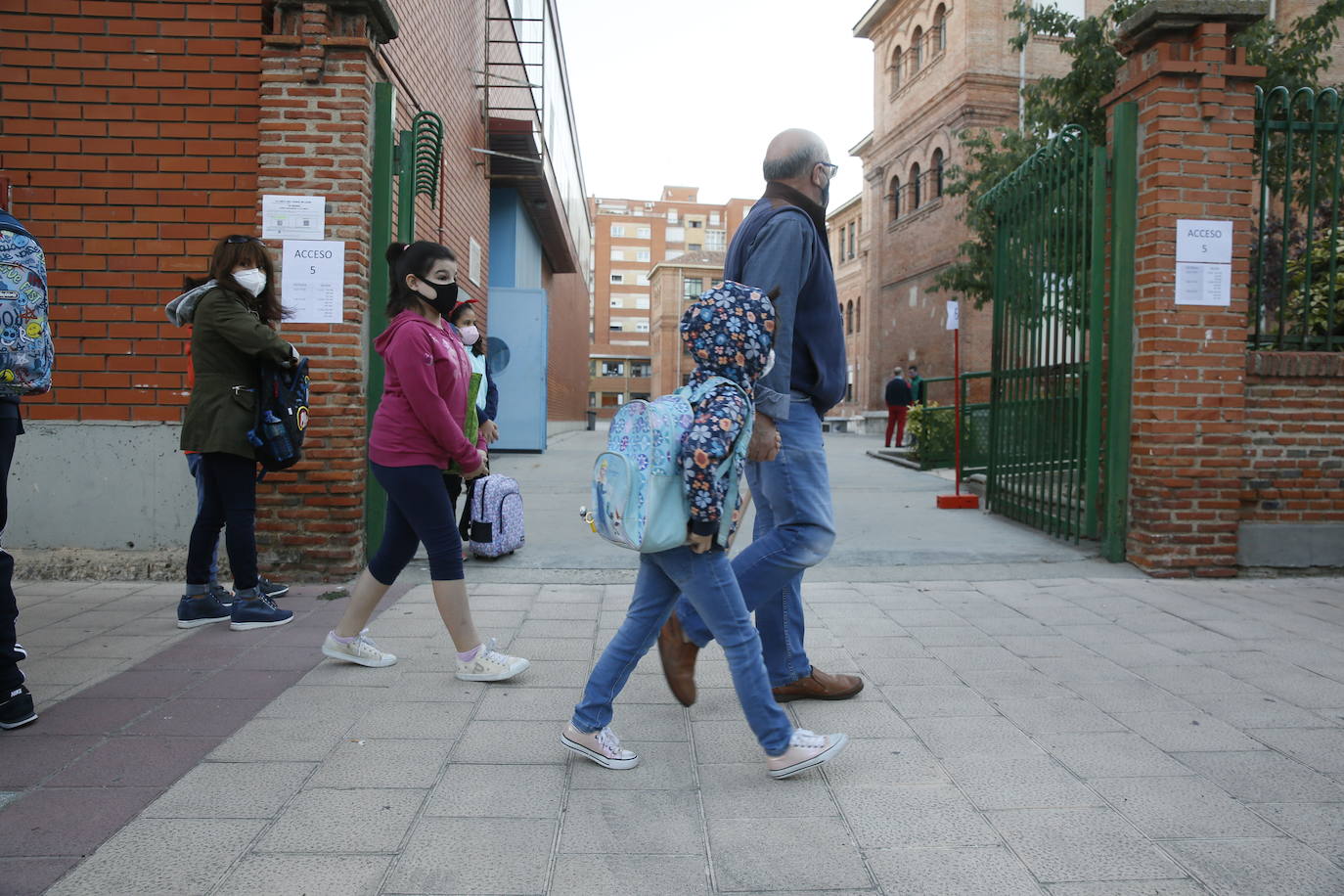 Primer día de clase en el colegio Ponce de León.