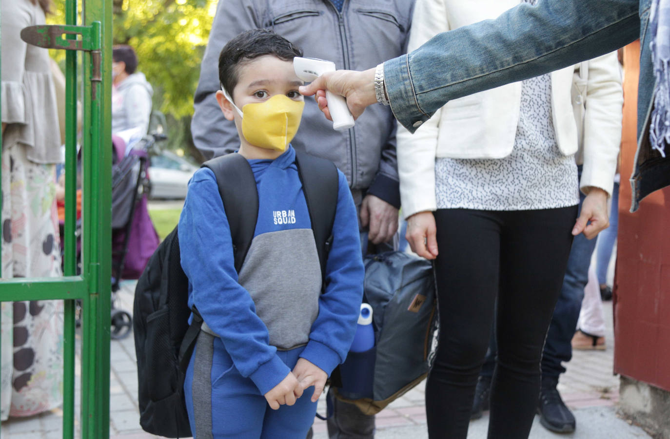 Primer día de colegio en el Miguel Delibes.