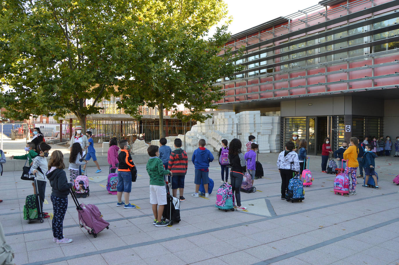 Vuelta al cole en el colegio Ana de Austria de Cigales. 