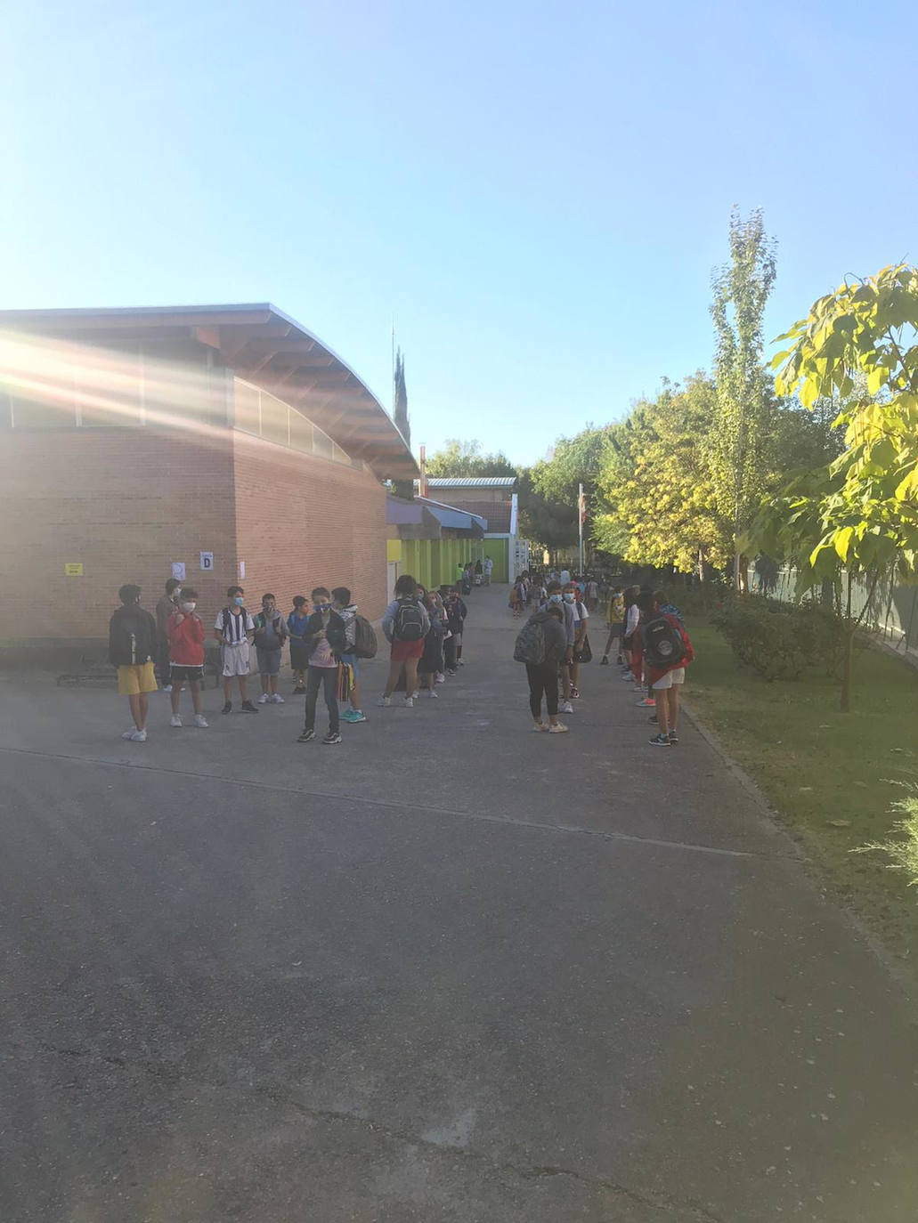 Vuelta al cole en el colegio San Juan de la Cruz en Medina del Campo. 