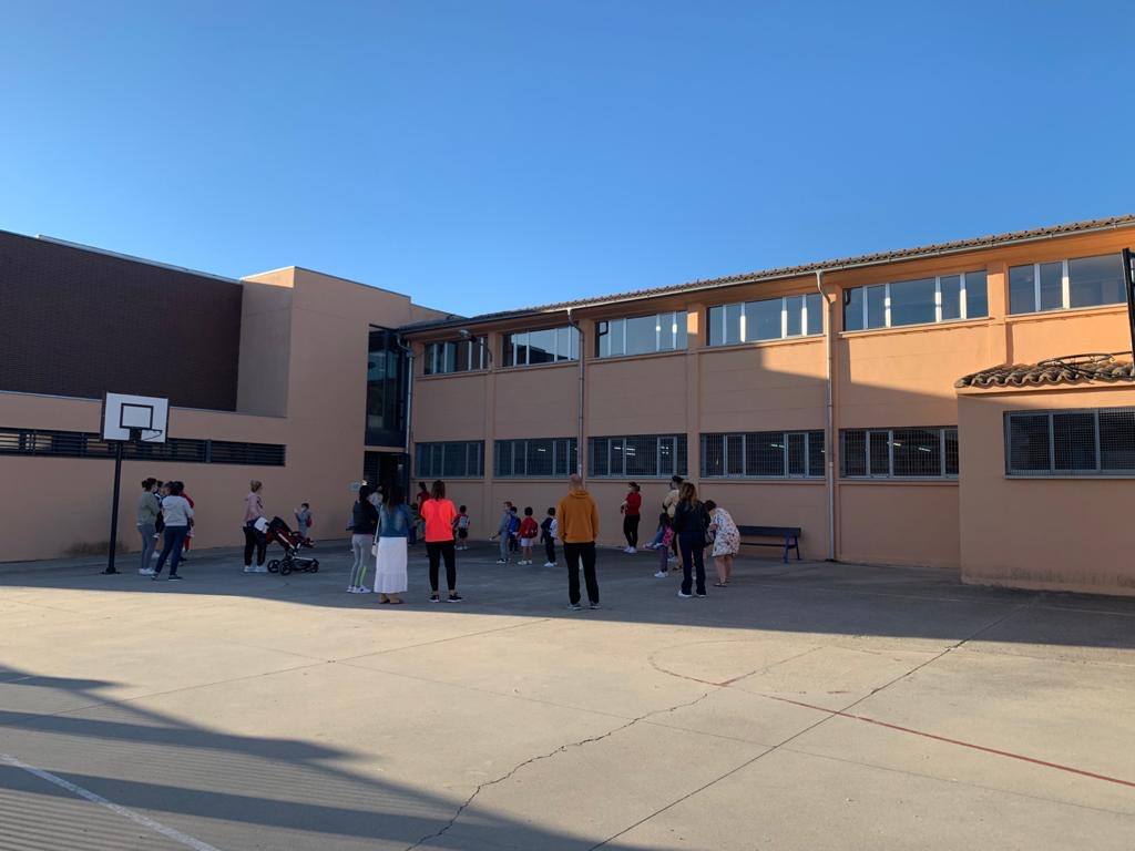 Vuelta al cole en el colegio San Juan de la Cruz en Medina del Campo. 