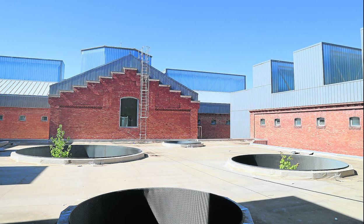 Cubierta del centro cultural Lecrác, donde se acumulaba el agua que generaba los problemas. 