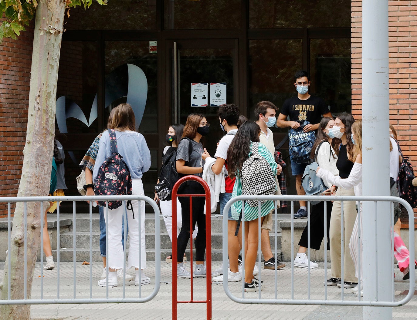 Los alumnos de la ESO y de Bachillerato de Palencia vuelven a clase.