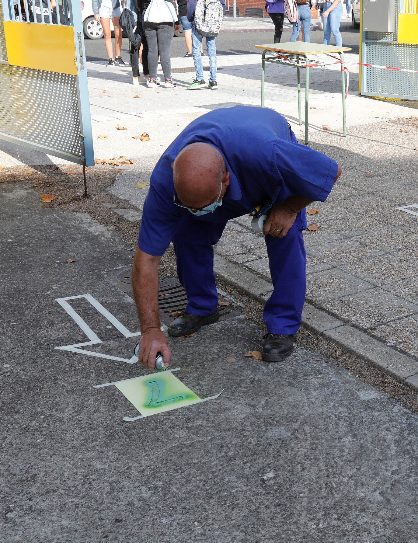 Los alumnos de la ESO y de Bachillerato de Palencia vuelven a clase.