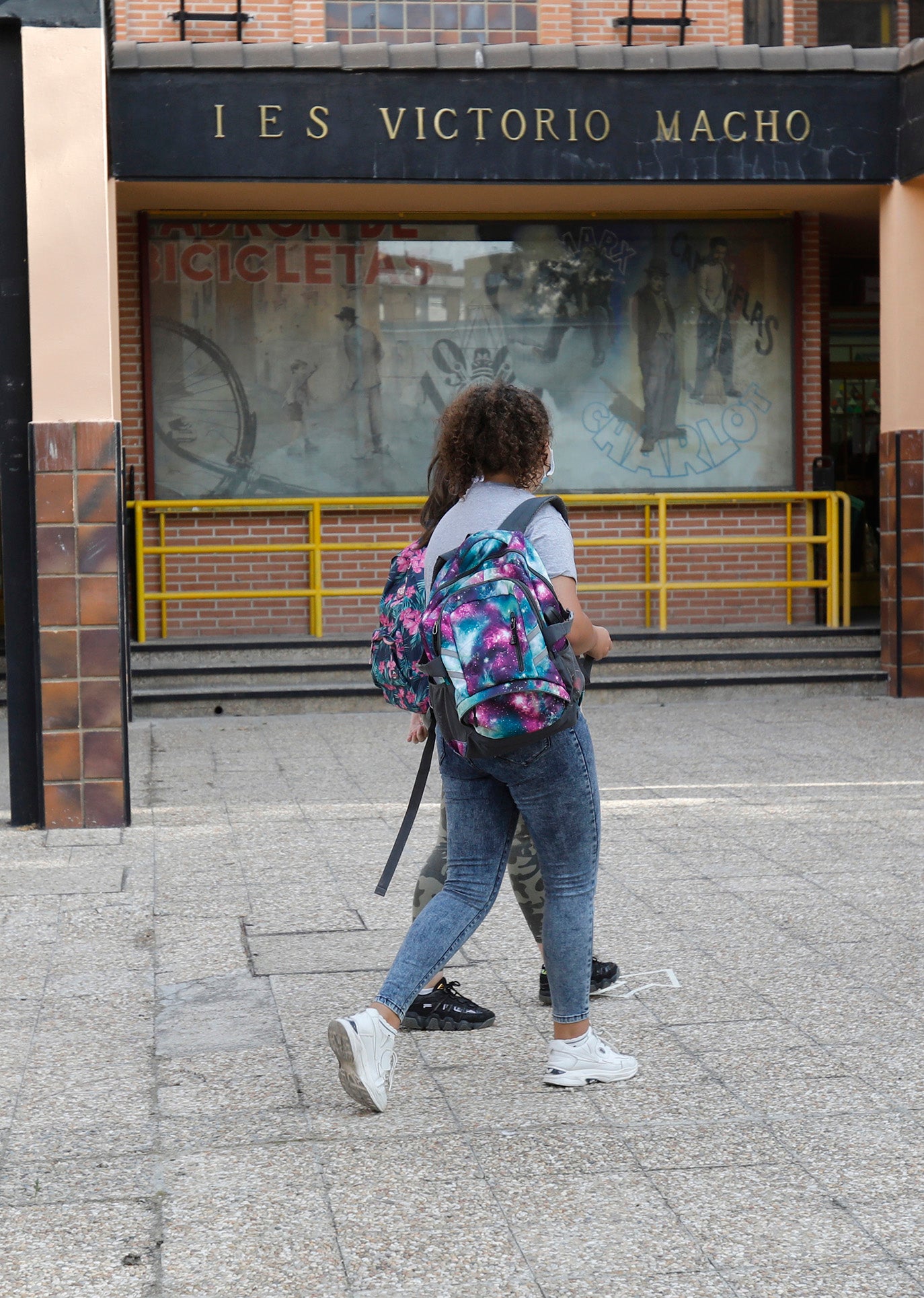 Los alumnos de la ESO y de Bachillerato de Palencia vuelven a clase.