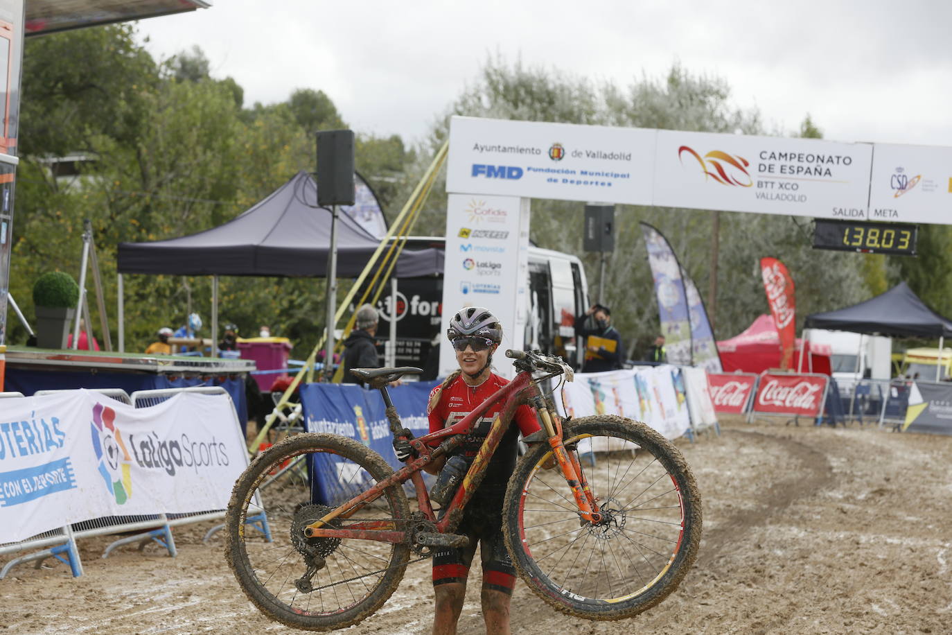 Campeonato de España BTT XCO 2020 en el Parque de las Contiendas, en Valladolid. 