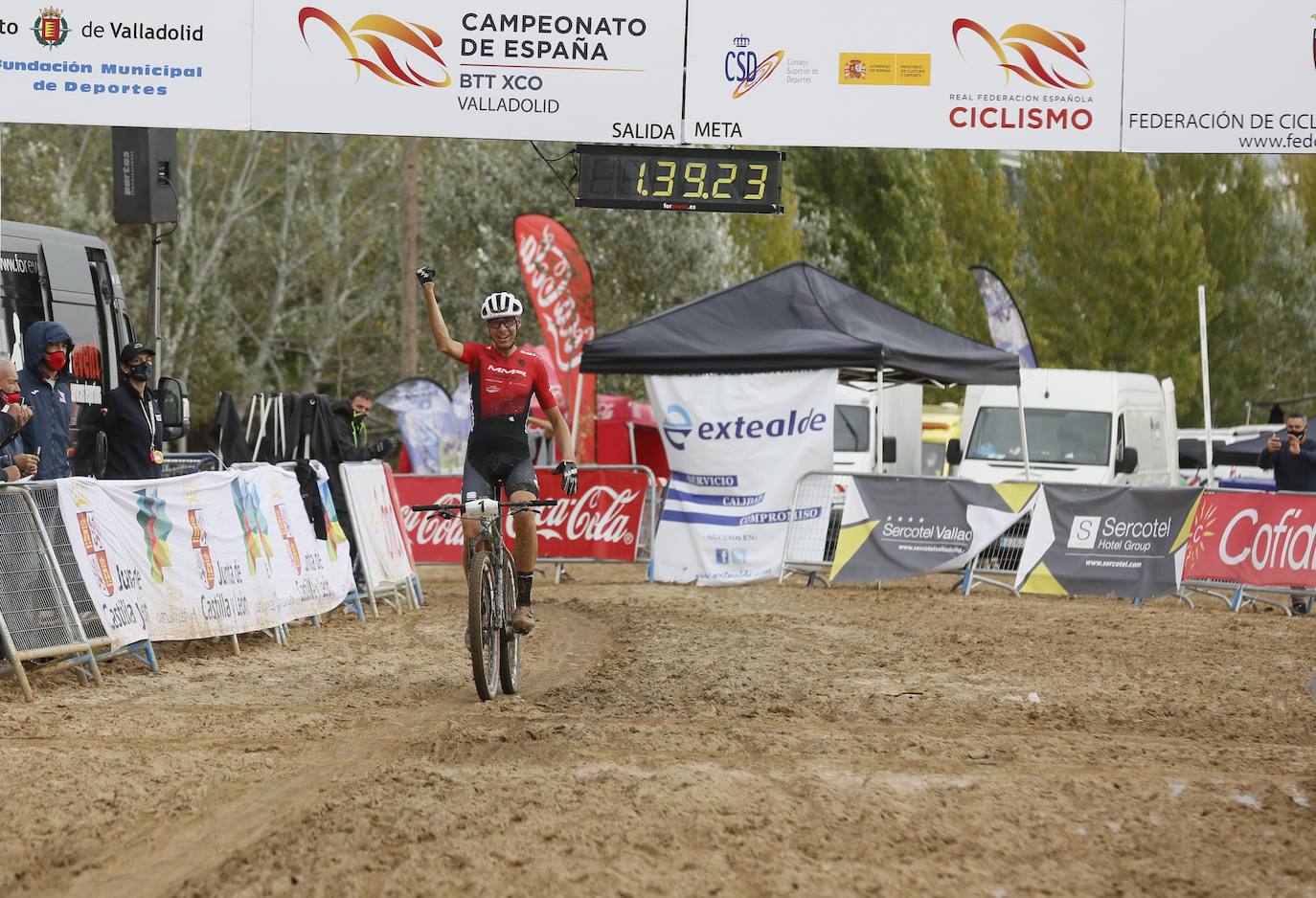 Campeonato de España BTT XCO 2020 en el Parque de las Contiendas, en Valladolid. 