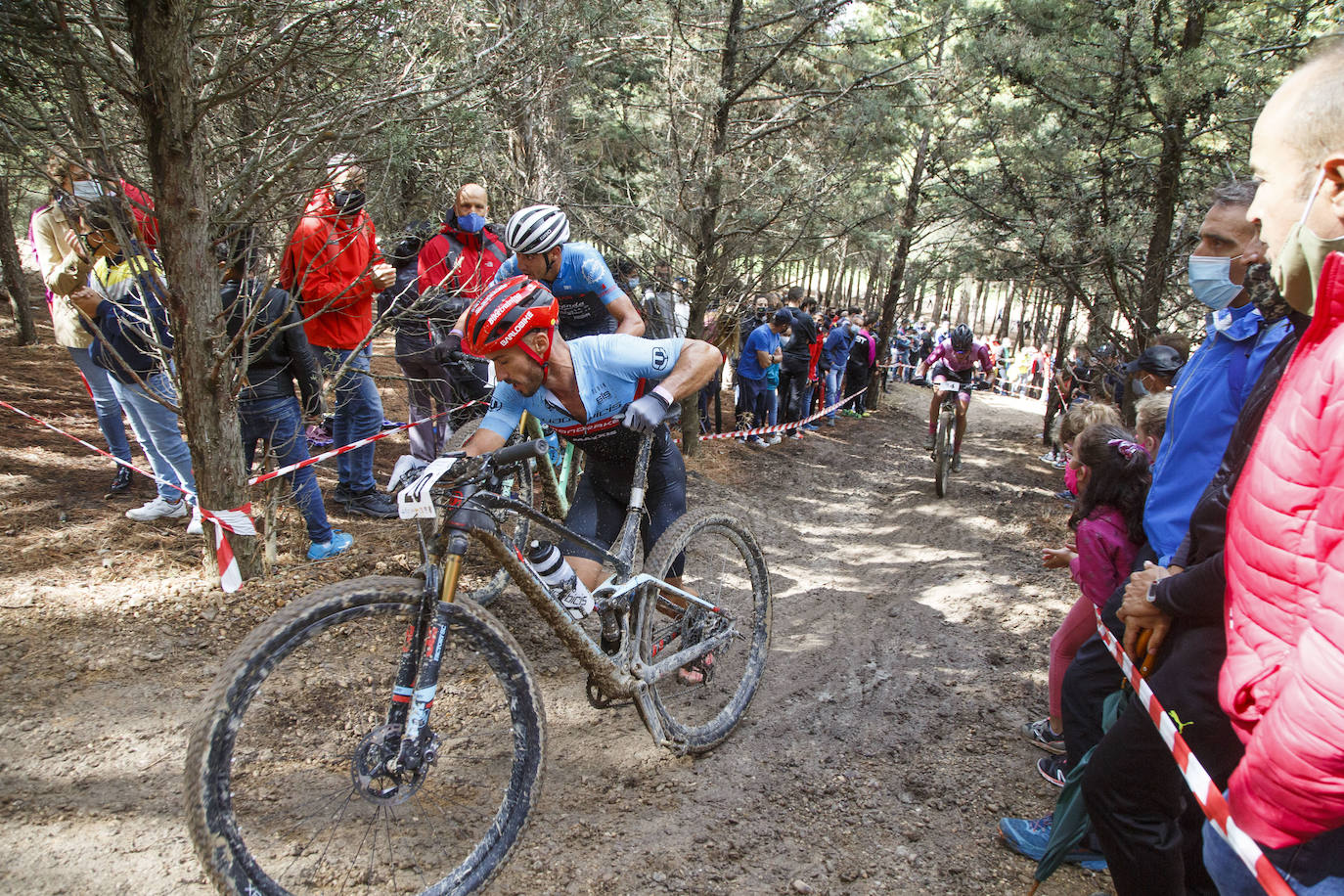 Campeonato de España BTT XCO 2020 en el Parque de las Contiendas, en Valladolid. 