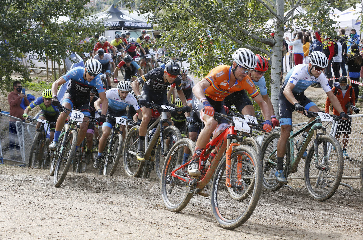 Campeonato de España BTT XCO 2020 en el Parque de las Contiendas, en Valladolid. 