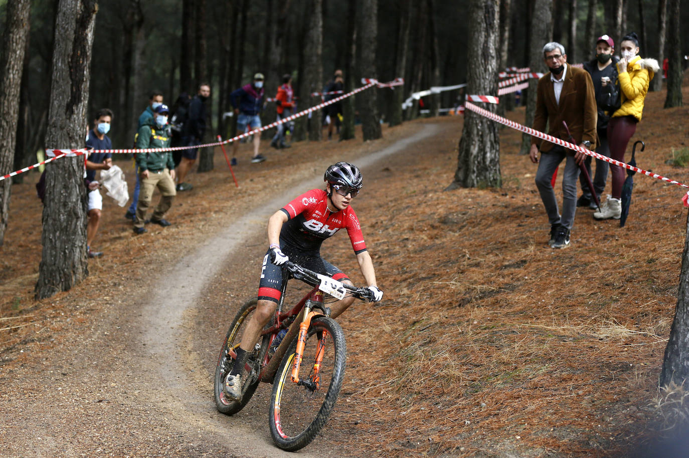 Campeonato de España BTT XCO 2020 en el Parque de las Contiendas, en Valladolid. 