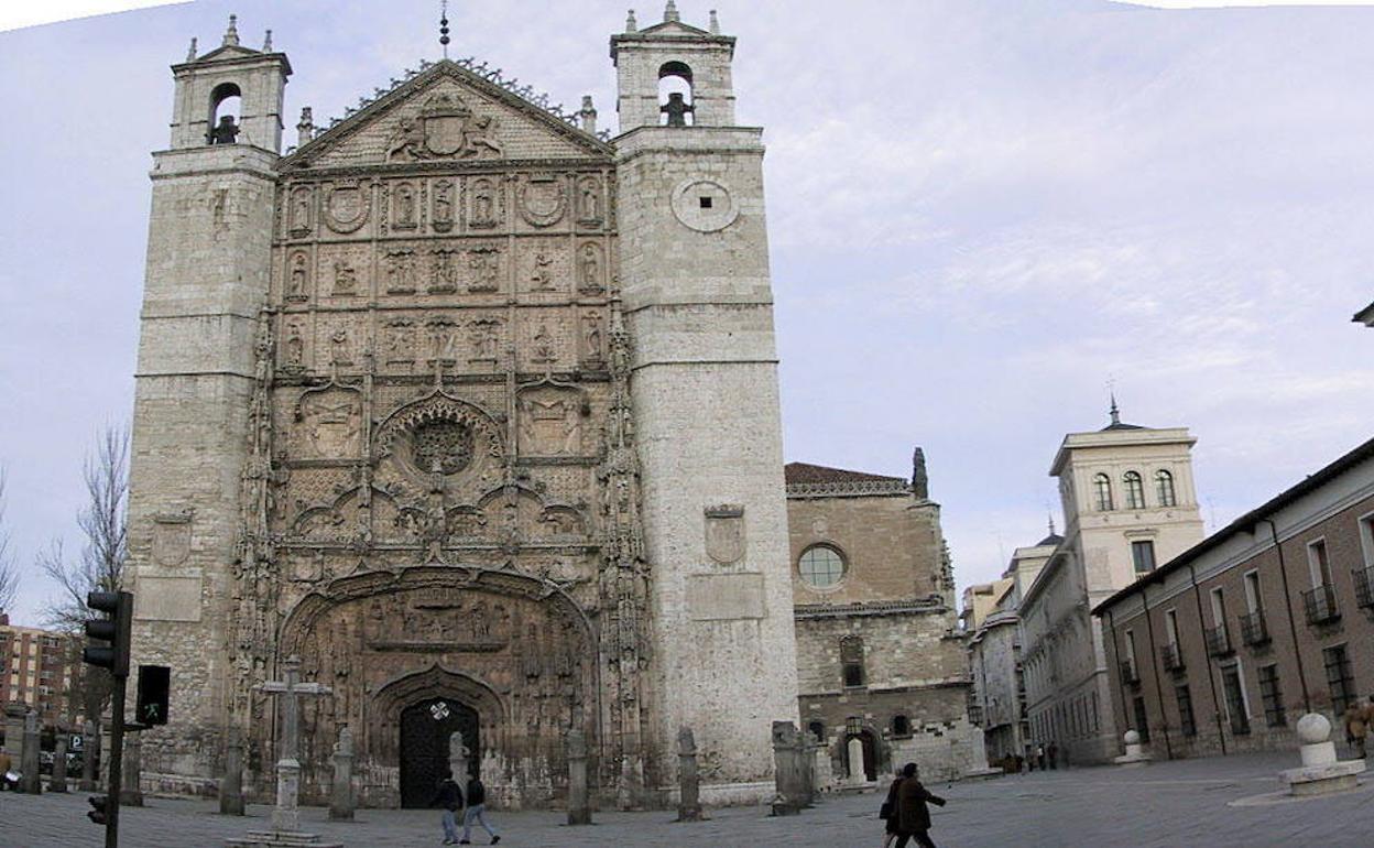 Plaza de San Pablo, en Valladolid, donde se va a instalar la obra de Gabarrón 'Universo iluminado'. 