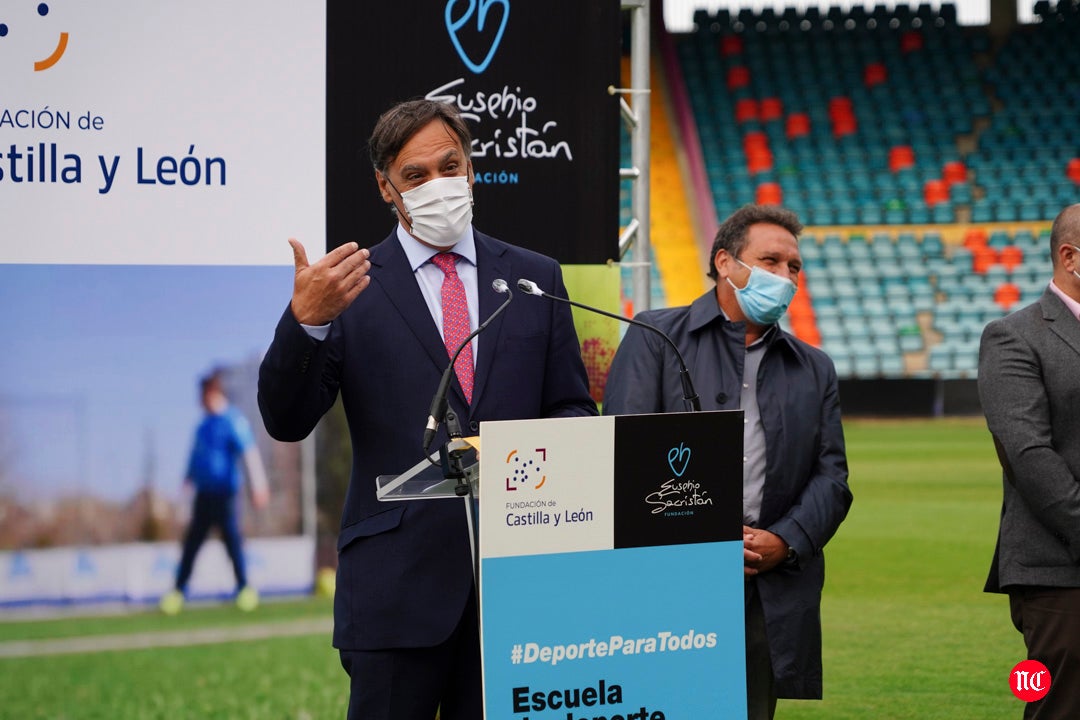 Acto de presentación en Salamanca del convenio entre fundaciones