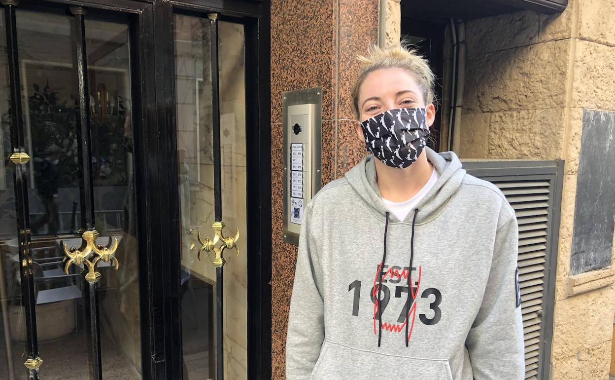 Katie Lou Samuelson, en Salamanca. 