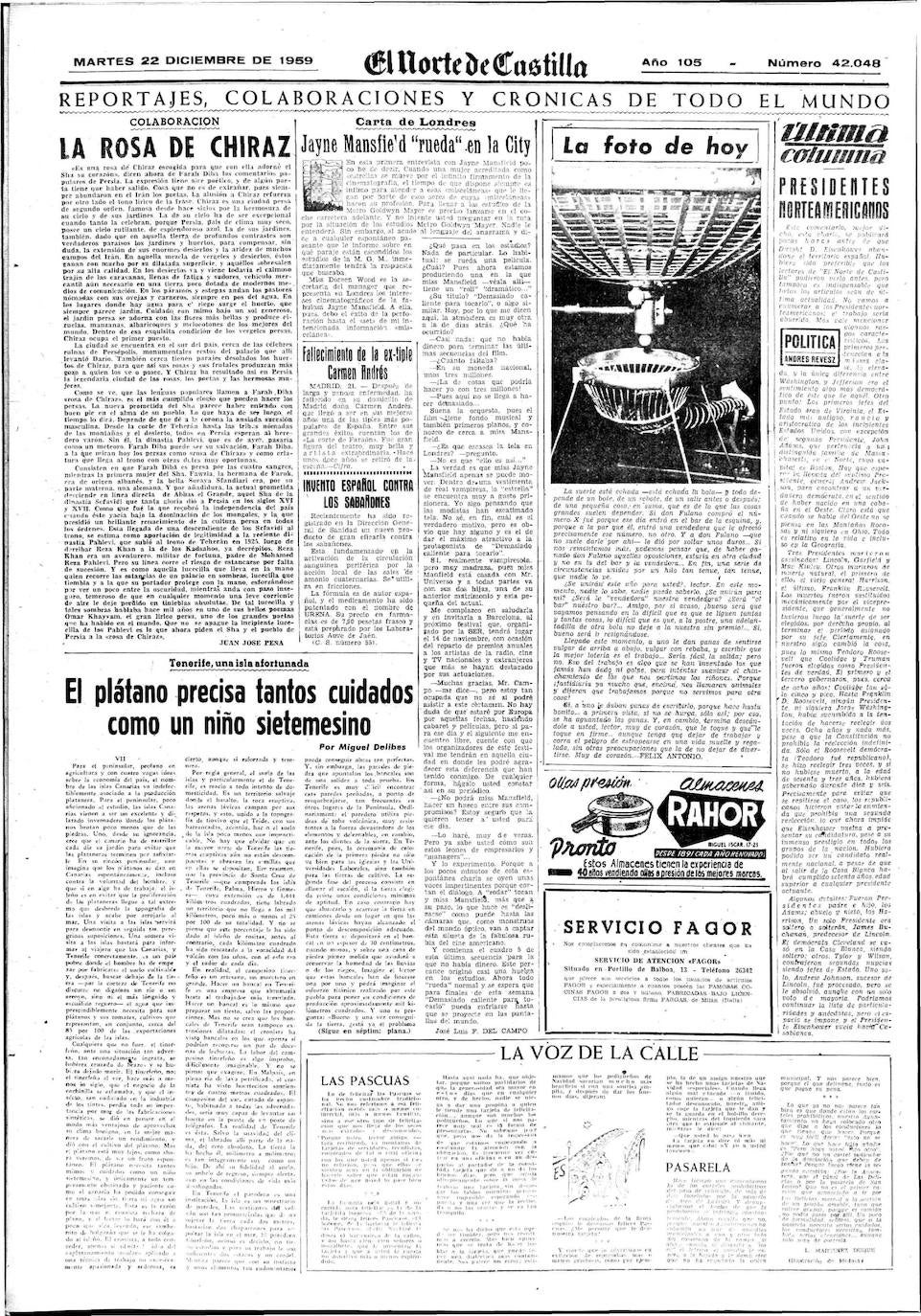 En el verano de 1942 inserta su primer artículo, titulado 'El deporte de la caza mayor' | En 1944, y después de hacer un curso acelerado en la Escuela de Periodismo de Madrid, se convirtió en redactor de El Norte, donde empezó ya a hacer críticas de cine y de libros, así como artículos | Al tiempo que adquiría nuevas responsabilidades en el periódico, donde fue nombrado subdirector en 1953 y director en 1958, comenzó a publicar una serie de artículos sobre cine, sección que tituló 'Desde la cabina'. También hizo entrevistas, información internacional los domingos y comentarios deportivos