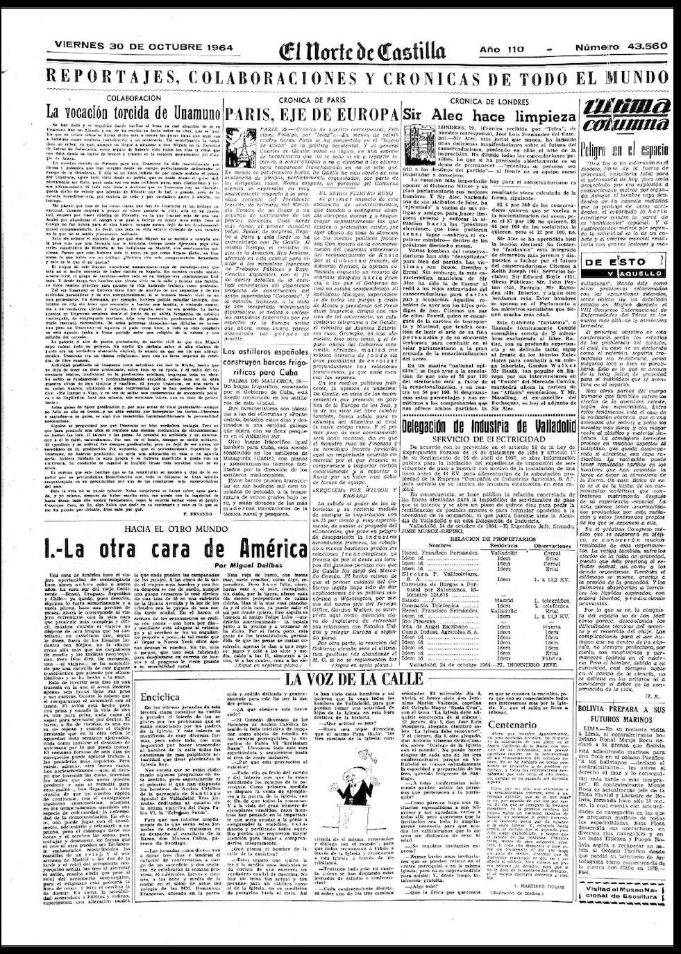 En el verano de 1942 inserta su primer artículo, titulado 'El deporte de la caza mayor' | En 1944, y después de hacer un curso acelerado en la Escuela de Periodismo de Madrid, se convirtió en redactor de El Norte, donde empezó ya a hacer críticas de cine y de libros, así como artículos | Al tiempo que adquiría nuevas responsabilidades en el periódico, donde fue nombrado subdirector en 1953 y director en 1958, comenzó a publicar una serie de artículos sobre cine, sección que tituló 'Desde la cabina'. También hizo entrevistas, información internacional los domingos y comentarios deportivos