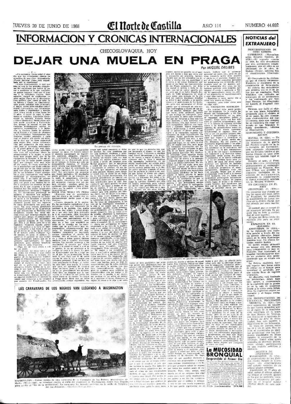 En el verano de 1942 inserta su primer artículo, titulado 'El deporte de la caza mayor' | En 1944, y después de hacer un curso acelerado en la Escuela de Periodismo de Madrid, se convirtió en redactor de El Norte, donde empezó ya a hacer críticas de cine y de libros, así como artículos | Al tiempo que adquiría nuevas responsabilidades en el periódico, donde fue nombrado subdirector en 1953 y director en 1958, comenzó a publicar una serie de artículos sobre cine, sección que tituló 'Desde la cabina'. También hizo entrevistas, información internacional los domingos y comentarios deportivos