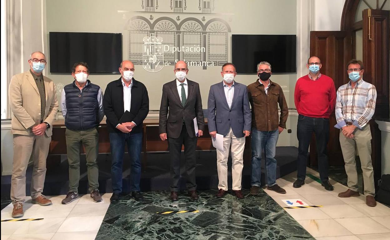 Miembros del Consorcio para la Gestión Integral de Residuos de Salamanca (GIRSA). 