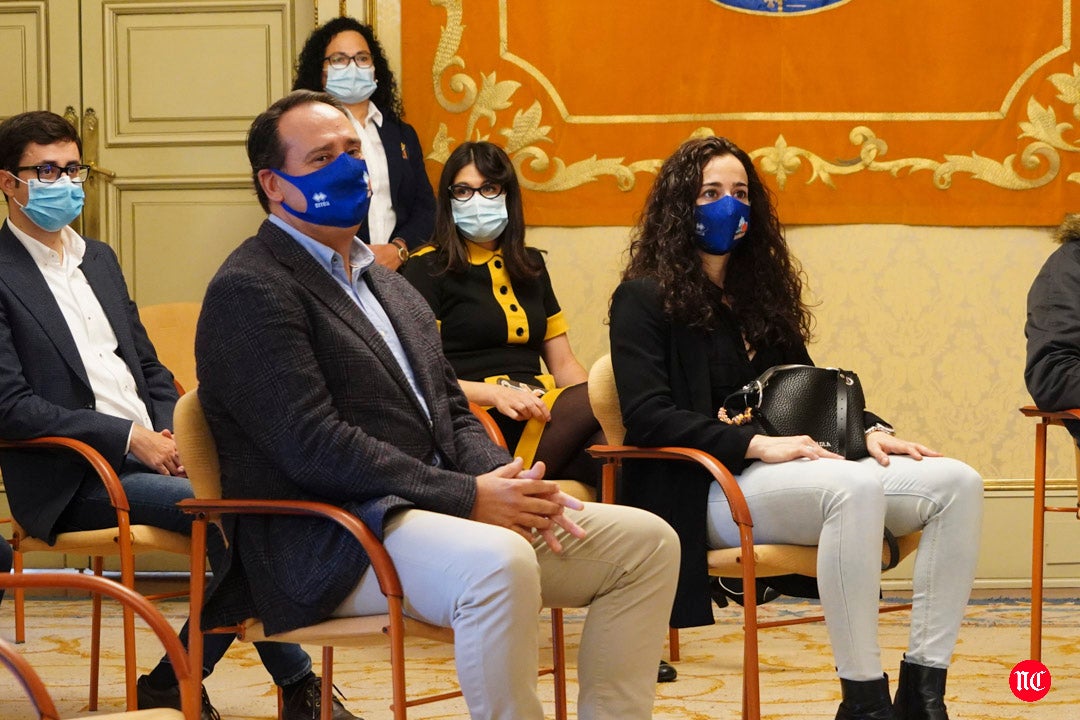 Recepción en el Ayuntamiento de Salamanca al Perfumerías Avenida