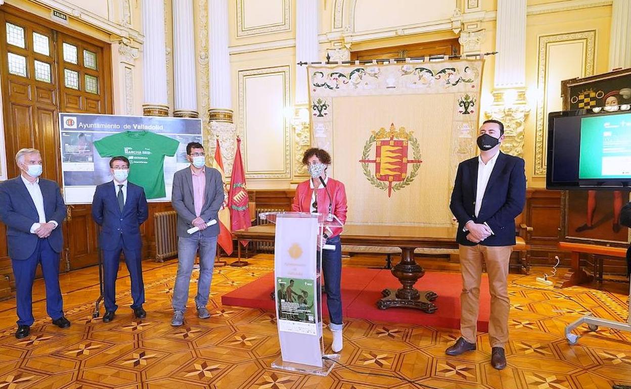 Presentación de la marcha de este año en el Ayuntamiento de Valladolid. 