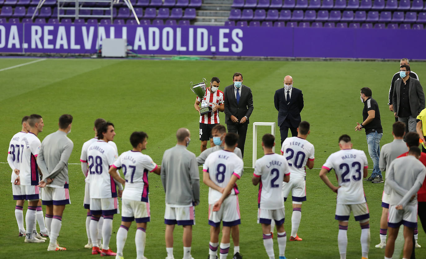 El equipo vallisoletano se enfrentó en la tarde de este jueves, 8 de octubre al equipo vasco. que consiguió alzarse con la victoria en la tanda de penaltis y que se llevará el premio a las vitrinas de Ibaigane.