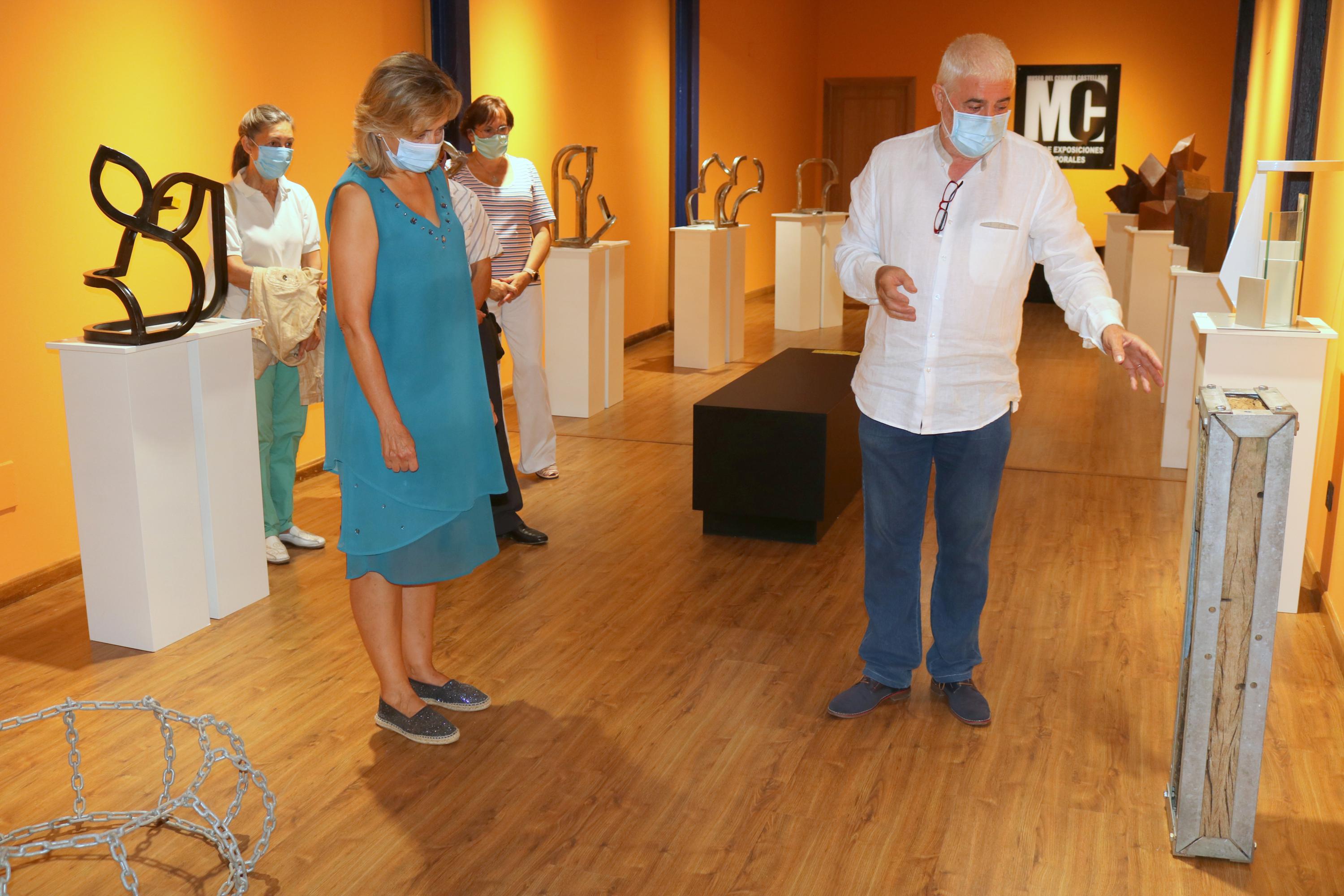 Fotos: El escultor Carlos Mediavilla expone &quot;El Arte y la Vida&quot; en Baltanás