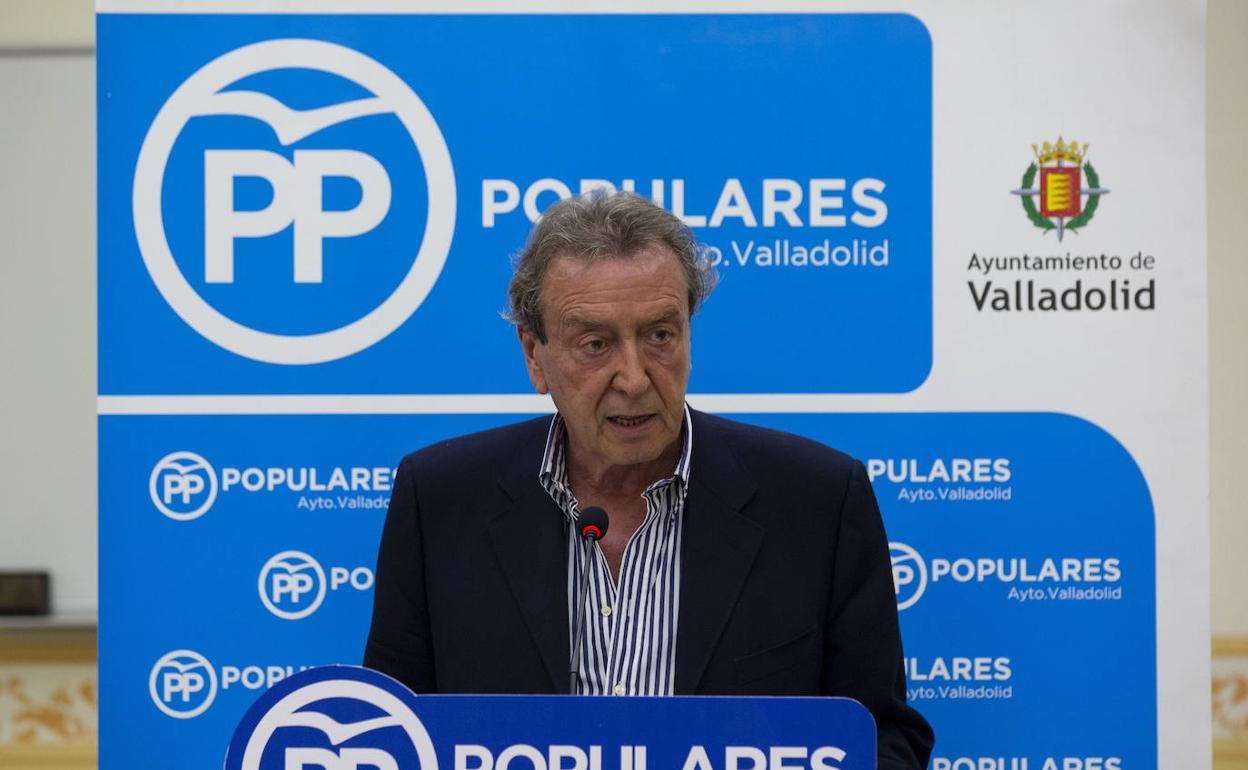 El concejal del PP en el Ayuntamiento de Valladolid, José Antonio de Santiago-Juárez. 