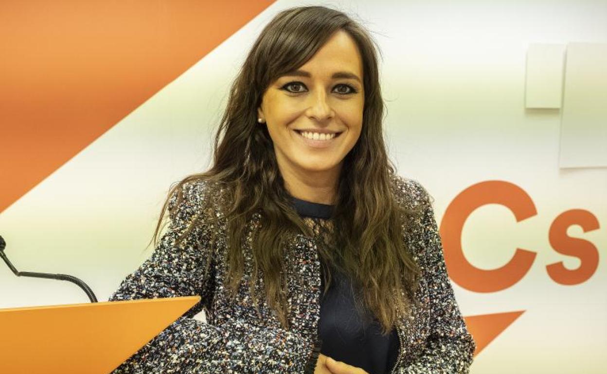 Gemma Villarroel, coordinadora autonómica de Ciudadanos. 