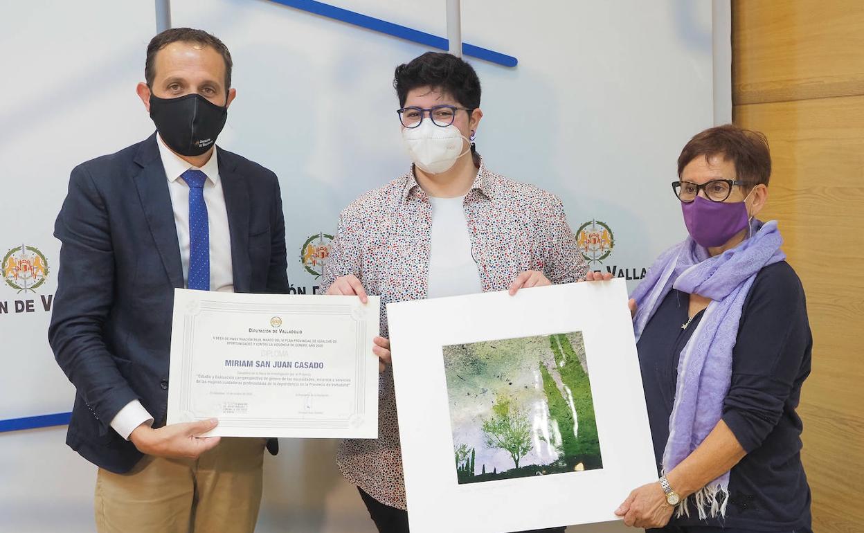 Entrega de la Beca de Igualdad.