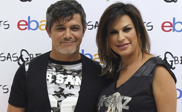Alejandro Sanz y Raquel Perera